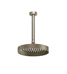 Gessi Inverso Rigato Deszczownica z ramieniem sufitowym Finox Brushed Nickel 63552.149