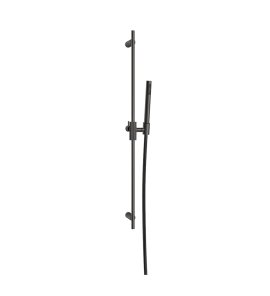 Gessi Inverso Rigato Drążek prysznicowy ze słuchawką, wężem 1500 mm Black Metal Brushed PVD 63584.707