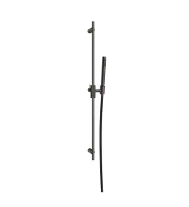 Gessi Inverso Rigato Drążek prysznicowy ze słuchawką, wężem 1500 mm Black Metal Brushed PVD 63584.707