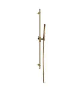 Gessi Inverso Rigato Drążek prysznicowy ze słuchawką, wężem 1500 mm Warm Bronze Brushed PVD 63584.726