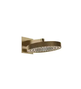 Gessi Inverso Rigato Głowica prysznicowa Ø 300 mm ścienna Warm Bronze Brushed PVD 63549.726