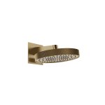 Gessi Inverso Rigato Głowica prysznicowa Ø 300 mm ścienna Warm Bronze Brushed PVD 63549.726