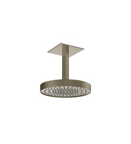 Gessi Inverso Rigato Głowica prysznicowa Ø 300 mm sufitowa (długość regulowana) Finox Brushed Nickel 63570.149