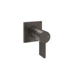 Gessi Inverso Rigato Mieszacz ścienny z jednym wyjściem - element zewnętrzny Black Metal Brushed PVD 73509.707
