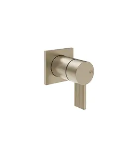 Gessi Inverso Rigato Mieszacz podtynkowy jednodrożny - element zewnętrzny Finox Brushed Nickel 73519.149
