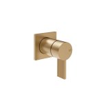 Gessi Inverso Rigato Mieszacz podtynkowy jednodrożny - element zewnętrzny Warm Bronze Brushed PVD 73519.726