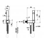 Gessi Ispa Bidetka 1/2" chrom 33823.031