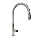 Gessi Mesh Bateria kuchenna jednouchwytowa 1-otworowa Finox/Matte Black 60003.599