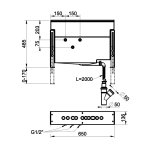 Gessi Moduł do prysznica ręcznego element podtynkowy Chrom 01669.031