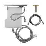 Gessi Moduł do prysznica ręcznego element podtynkowy Warm Bronze Brushed PVD 01785.726
