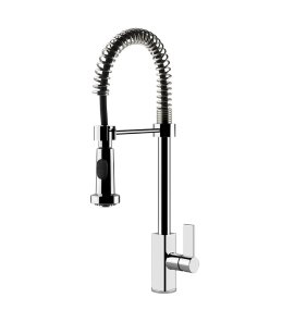 Gessi Monaco Bateria kuchenna z obrotową i wyciąganą wylewką Chrom 17157.031