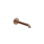 Gessi Orgini Wylewka ścienna 205 mm Copper Brushed PVD 66102.708