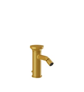 Gessi Origini Bateria bidetowa jednootworowa z korkiem Glossy Ocra 66007.277