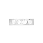 Gessi Origini Bateria natryskowa termostatyczna 4-uchwytowa podtynkowa 2-drożna - element zewnętrzny Chrom 66222.031