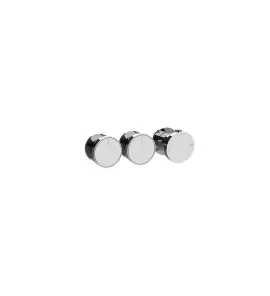 Gessi Origini Bateria natryskowa termostatyczna 3-uchwytowa podtynkowa 2-drożna - element zewnętrzny Chrom 66334.031