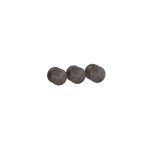 Gessi Origini Bateria natryskowa termostatyczna 3-uchwytowa podtynkowa 2-drożna - element zewnętrzny Black Metal Brushed PVD 66334.707