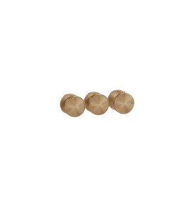 Gessi Origini Bateria natryskowa termostatyczna 3-uchwytowa podtynkowa 2-drożna - element zewnętrzny Warm Bronze Brushed PVD 66334.726