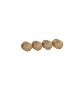 Gessi Origini Bateria natryskowa termostatyczna 4-uchwytowa podtynkowa 3-drożna - element zewnętrzny Warm Bronze Brushed PVD 66336.726