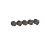 Gessi Origini Bateria natryskowa termostatyczna 5-uchwytowa podtynkowa 4-drożna - element zewnętrzny Black Metal Brushed PVD 66338.707