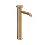 Gessi Origini Bateria umywalkowa wysoka z korkiem Warm Bronze Brushed PVD 66003.726