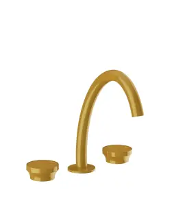 Gessi Origini Bateria umywalkowa 3-otworowa Glossy Ocra 66014.277