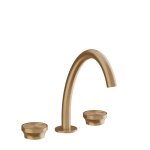 Gessi Origini Bateria umywalkowa 3-otworowa Warm Bronze Brushed PVD 66014.726