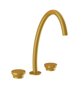 Gessi Origini Bateria umywalkowa 3-otworowa Glossy Ocra 66016.277