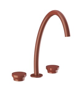 Gessi Origini Bateria umywalkowa 3-otworowa Glossy Coral 66016.278