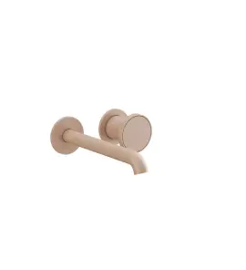 Gessi Origini Bateria umywalkowa podtynkowa z wylewką 171 mm - element zewnętrzny Matte Cipria 66088.275