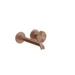 Gessi Origini Bateria umywalkowa podtynkowa z wylewką 171 mm - element zewnętrzny Copper Brushed PVD 66088.708