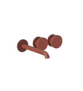 Gessi Origini Bateria umywalkowa 3-otworowa podtynkowa - element zewnętrzny Glossy Coral 66090.278