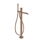 Gessi Origini Bateria wannowa wolnostojąca z zestawem prysznicowym Copper Brushed PVD 66028.708