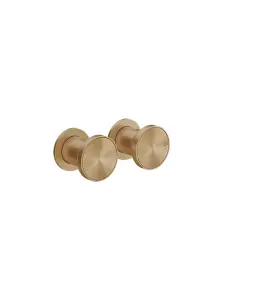 Gessi Origini Bateria wannowo-prysznicowa podtynkowa 2-drożna - element zewnętrzny Warm Bronze Brushed PVD 66079.726