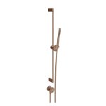 Gessi Origini Drążek prysznicowy ze słuchawką i przyłączem kątowym Copper Brushed PVD 66142.708