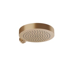 Gessi Origini Głowica prysznicowa z powłoką antywapienną Warm Bronze Brushed PVD 66152.726