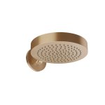 Gessi Origini Głowica prysznicowa ścienna Ø 320 mm z powłoką antywapienną Warm Bronze Brushed PVD 66150.726