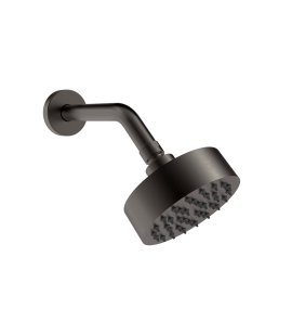Gessi Origini Głowica prysznicowa ścienna Black Metal Brushed PVD 66156.707