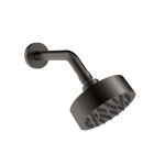 Gessi Origini Głowica prysznicowa ścienna Black Metal Brushed PVD 66156.707
