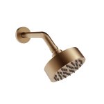 Gessi Origini Głowica prysznicowa ścienna Warm Bronze Brushed PVD 66156.726