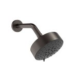 Gessi Origini Głowica prysznicowa ścienna Black Metal Brushed PVD 66158.707