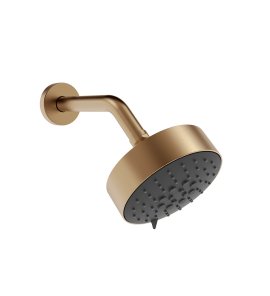 Gessi Origini Głowica prysznicowa ścienna Warm Bronze Brushed PVD 66158.726