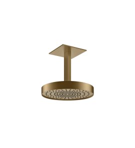 Gessi Origini Głowica prysznicowa regulowana sufitowa Deep Bronze Brushed PVD 63072.791