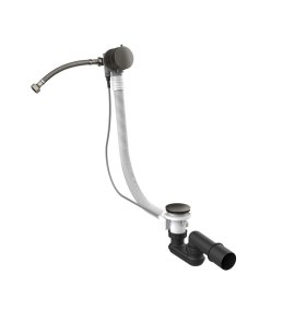 Gessi Origini Odpływ wannowy z przelewem Black Metal Brushed PVD 01080.707