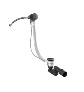 Gessi Origini Odpływ wannowy z przelewem Black Metal Brushed PVD 01080.707
