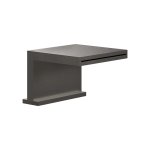 Gessi Origini Wylewka wodospadowa wannowa Black Metal Brushed PVD 20191.707