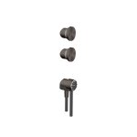 Gessi Origini Zestaw do kolumny prysznicowej Black Metal Brushed PVD 66212.707