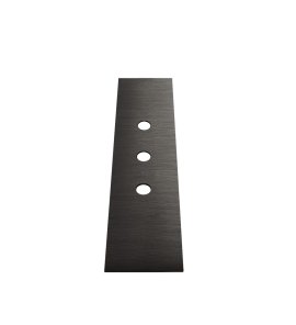 Gessi Panel wykończeniowy do modułu prysznica ręcznego Black Metal Brushed PVD 01663.707