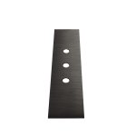 Gessi Panel wykończeniowy do modułu prysznica ręcznego Black Metal Brushed PVD 01663.707
