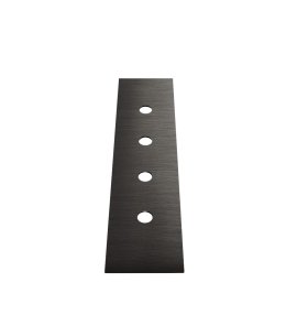 Gessi Panel wykończeniowy do skrzynki montażowej 4-otworowa Black Metal Brushed PVD 01664.707