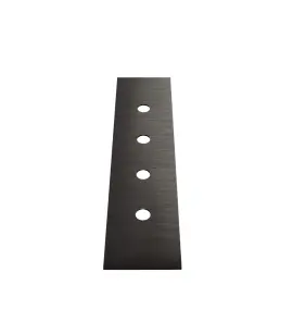 Gessi Panel wykończeniowy do skrzynki montażowej 4-otworowa Black Metal Brushed PVD 01664.707